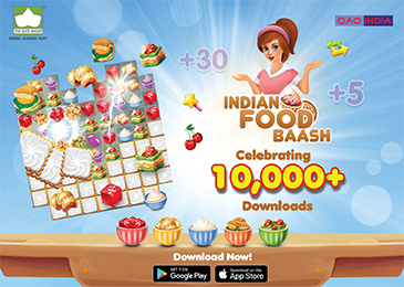 Indian Food Baash is celebrating 10000+ downloads!